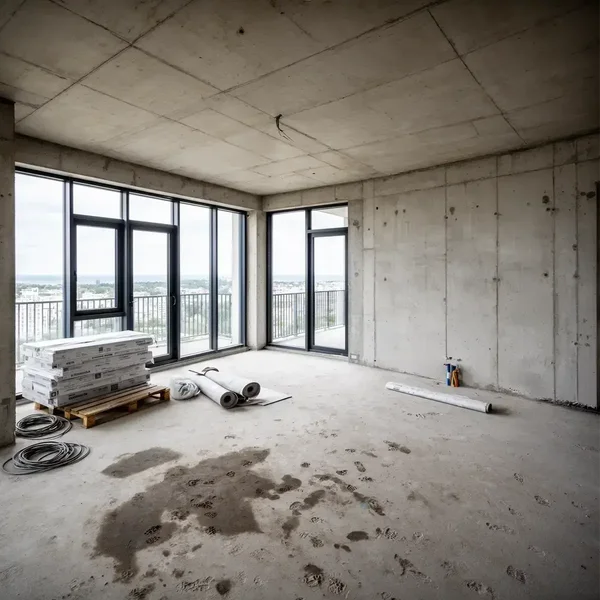 AI Visual Construction: From Bare Concrete to Dream Home