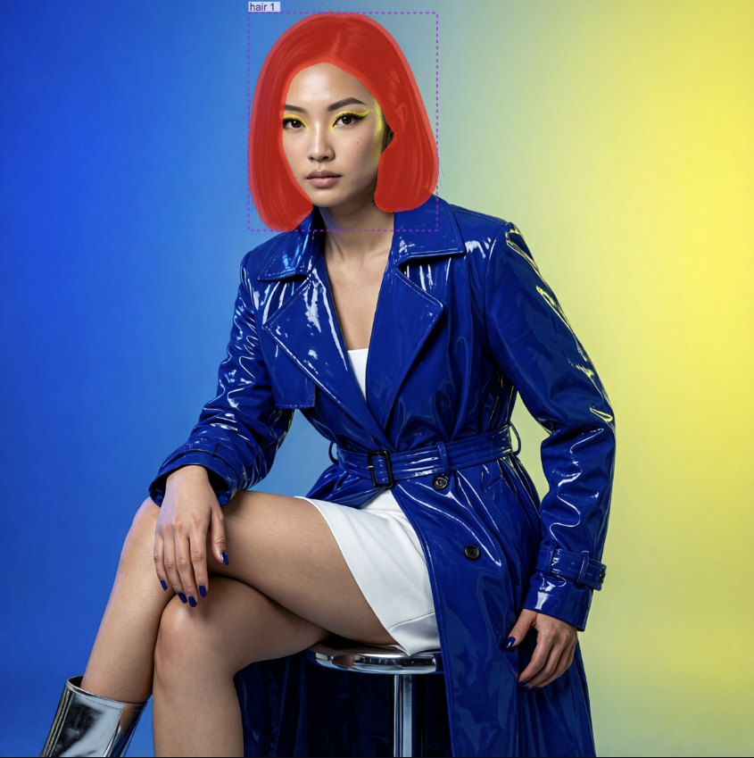 Automaattinen hiusten tunnistus