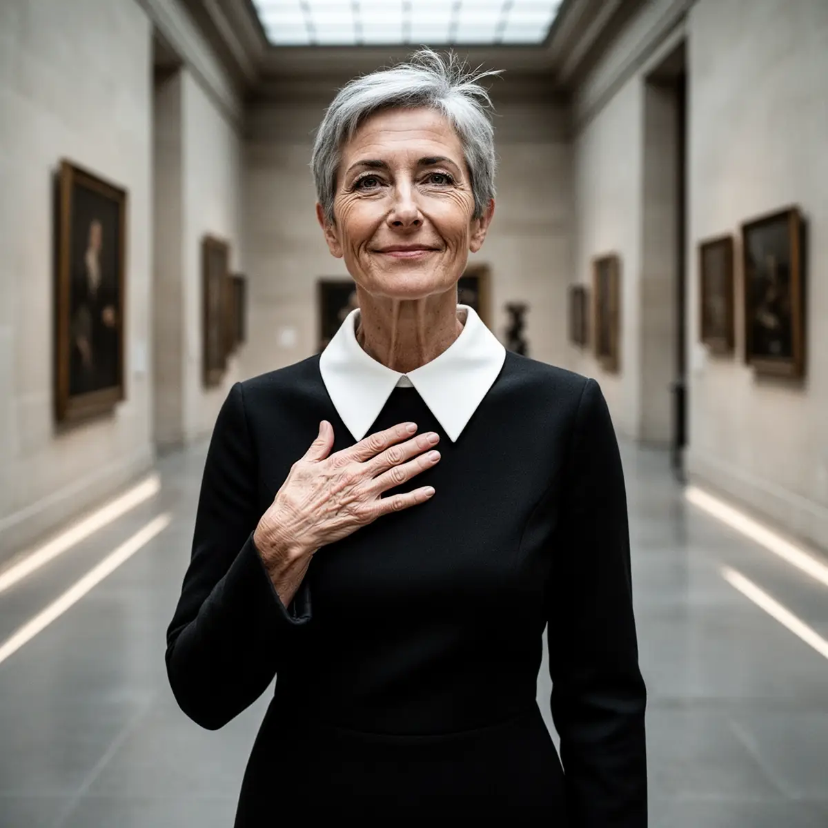 Automaattimaskauksen tulos RogerApp.ai:ssa: naisen käden korjaus kuvassa