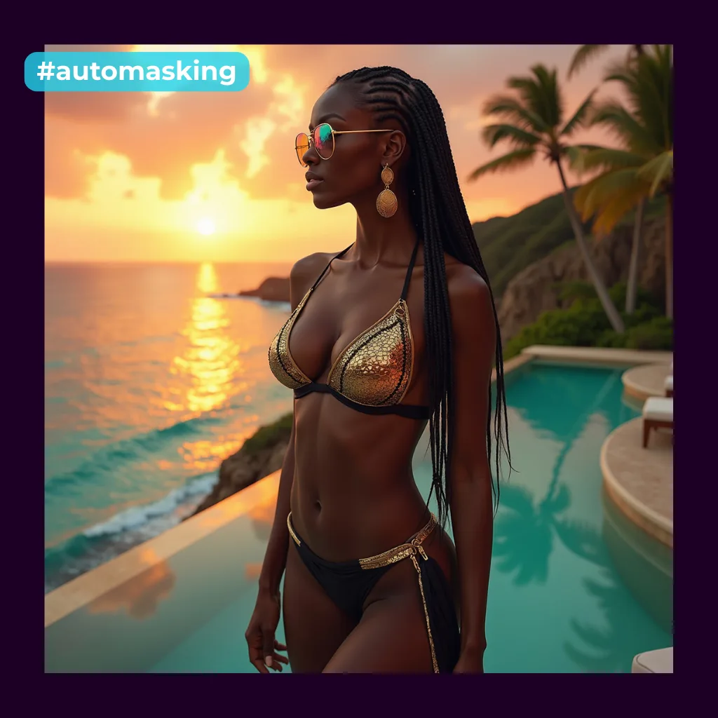RogerApp.ai Image Editor - no unnecessary censorship with bikini photos