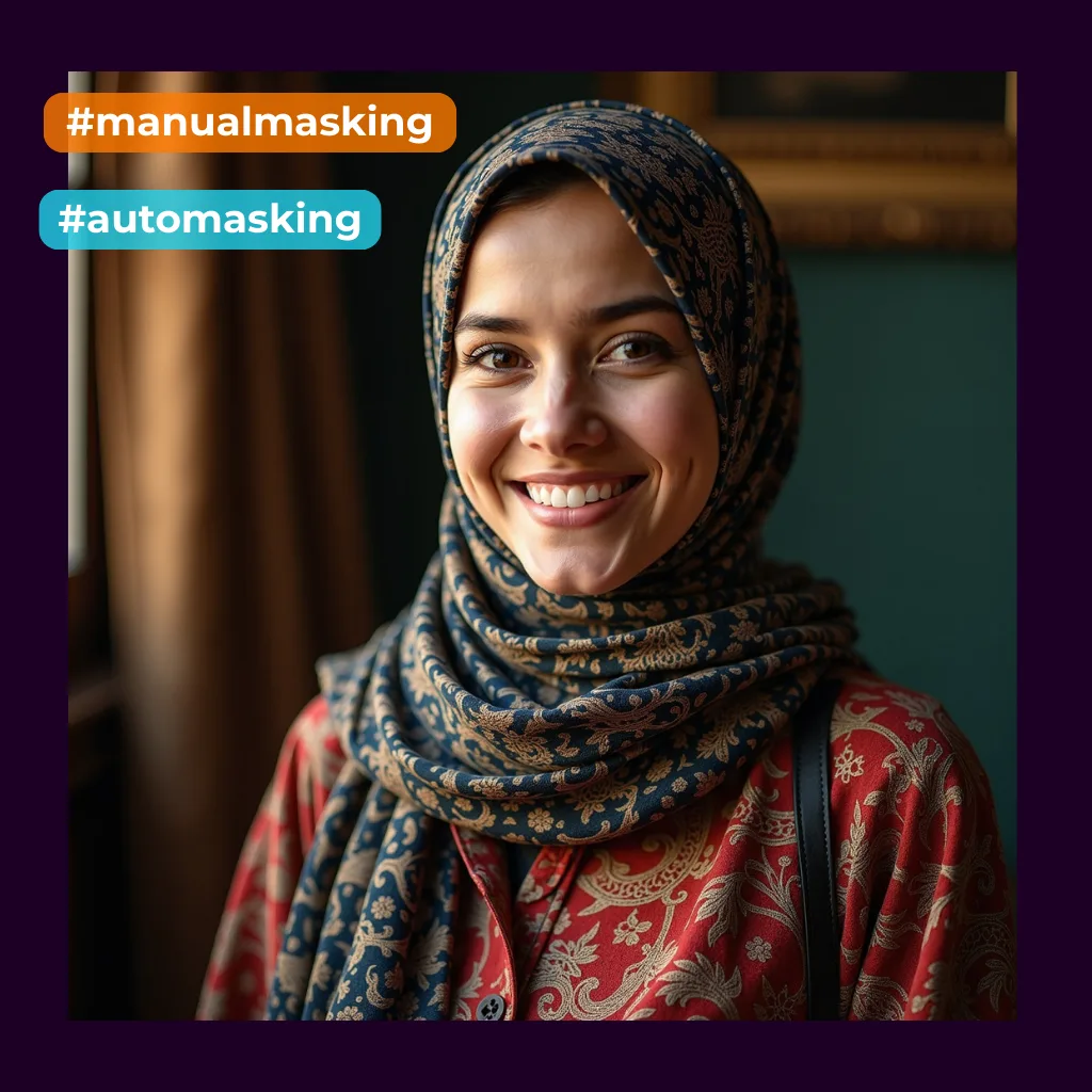 RogerApp.ai Image Editor - Use Automasking and Manual masking to get the final edit