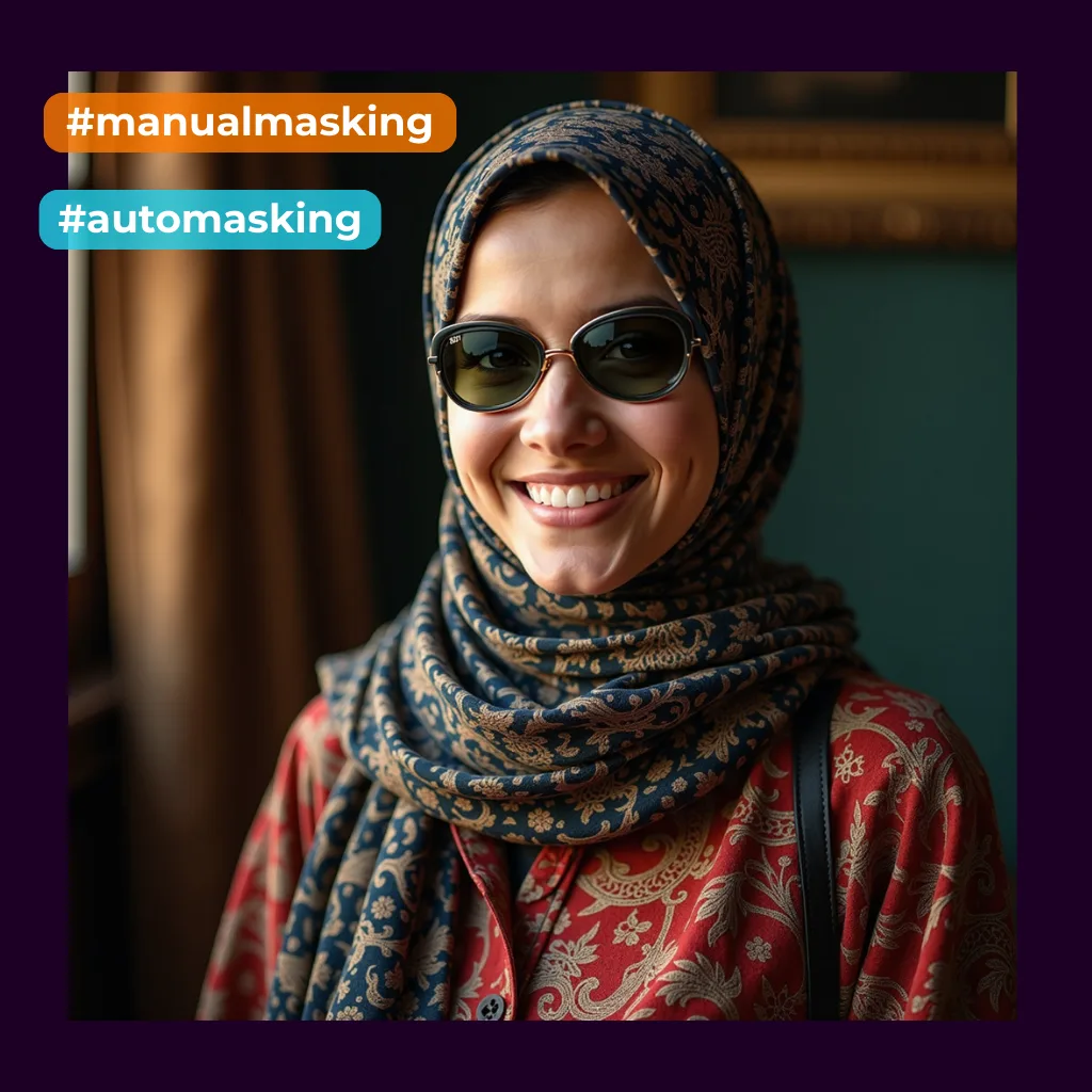 RogerApp.ai Image Editor - Use Automasking and Manual masking to get the final edit